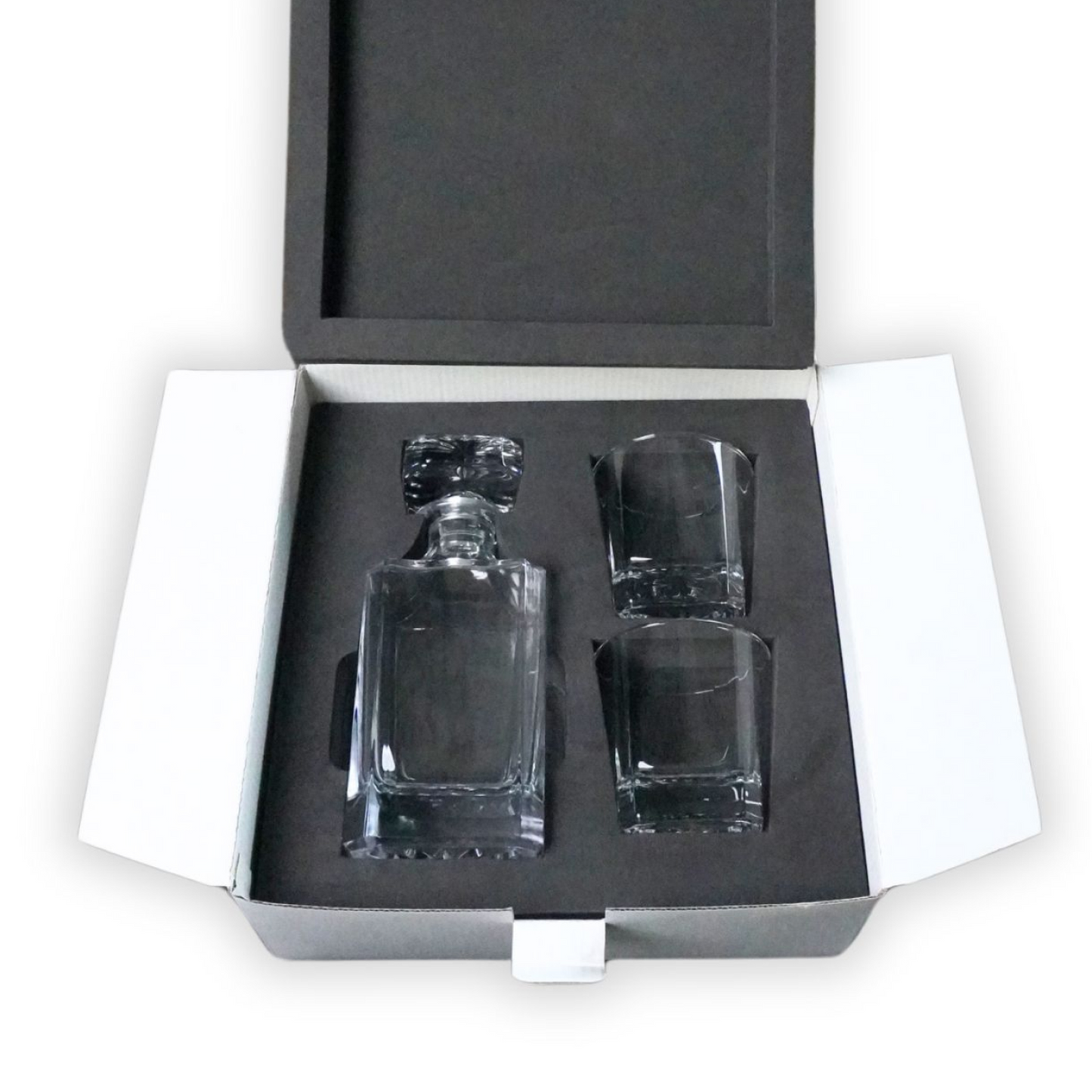 2 Glass Decanter Set