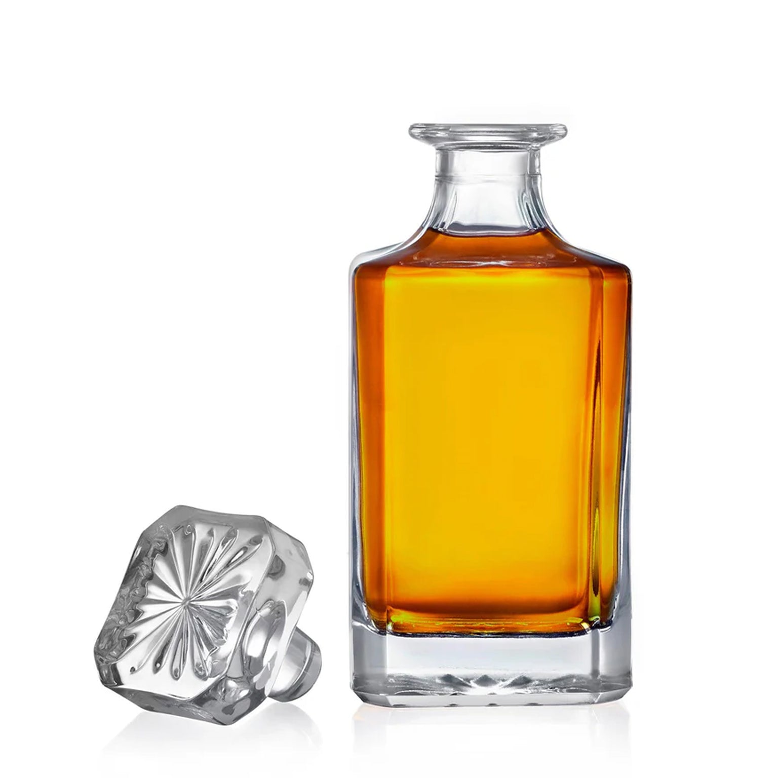 wholesale whiskey decanter, with glass topper