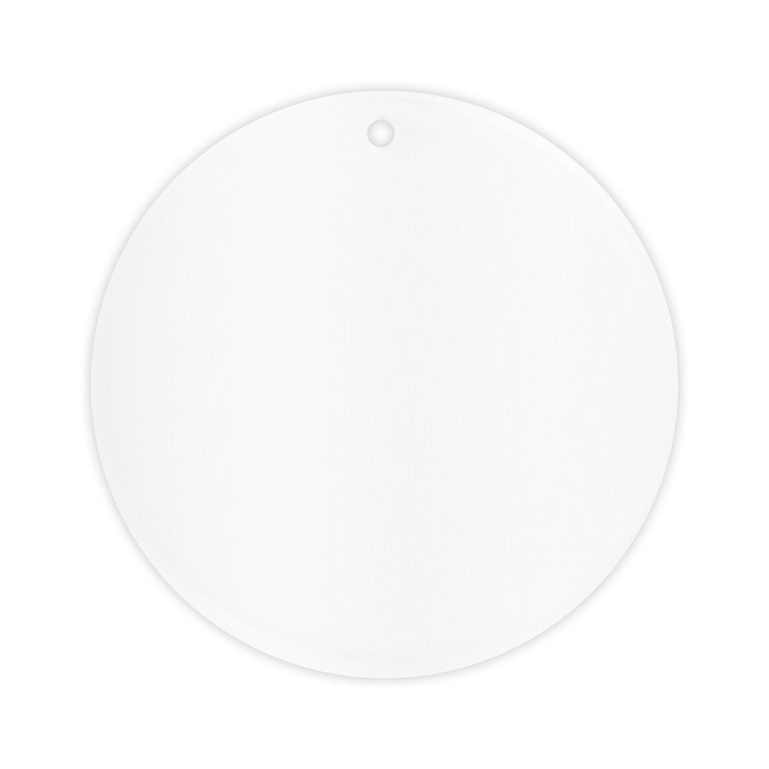 round acrylic keychain blank