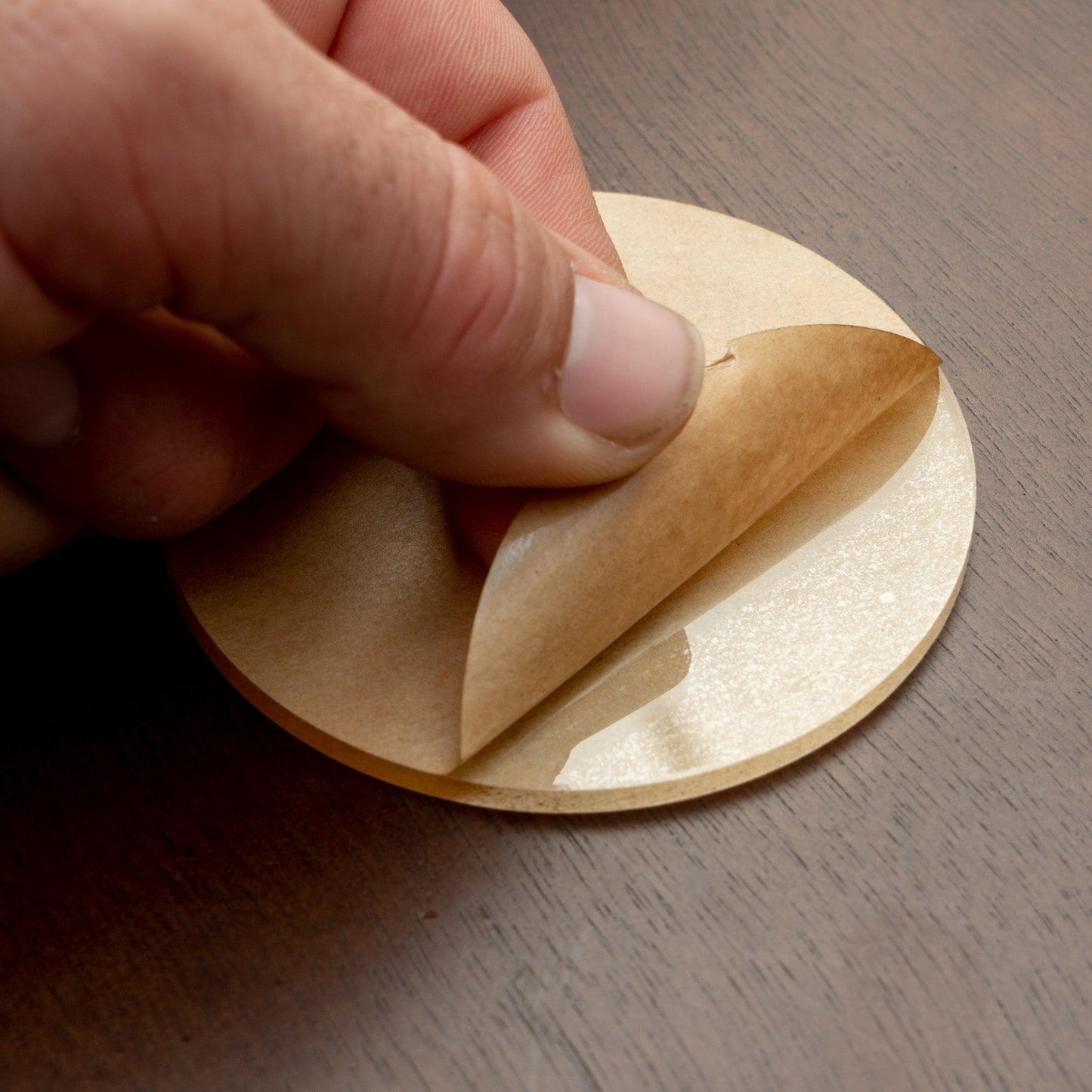 acrylic blank, shipped with protective brown film