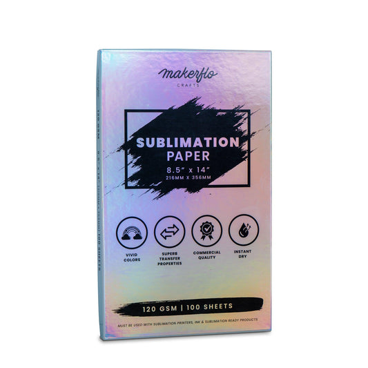 sublimation paper, 8.5x14, pack 100
