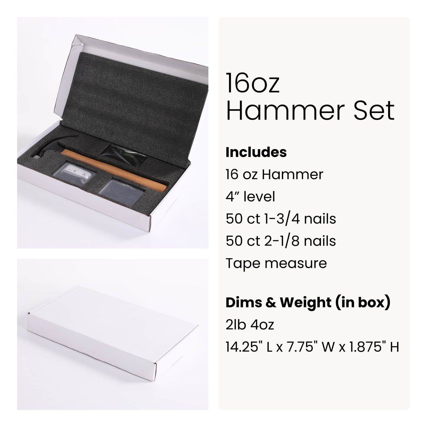 16oz Hammer Set