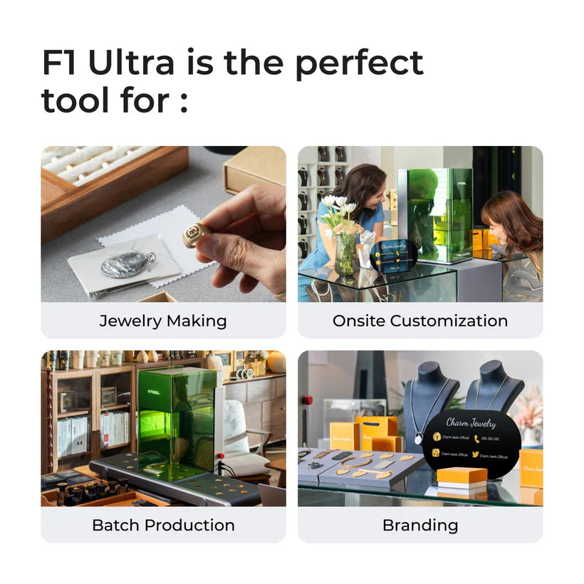 xTool F1 Ultra Laser Engraver | 20W Fiber & Diode Laser