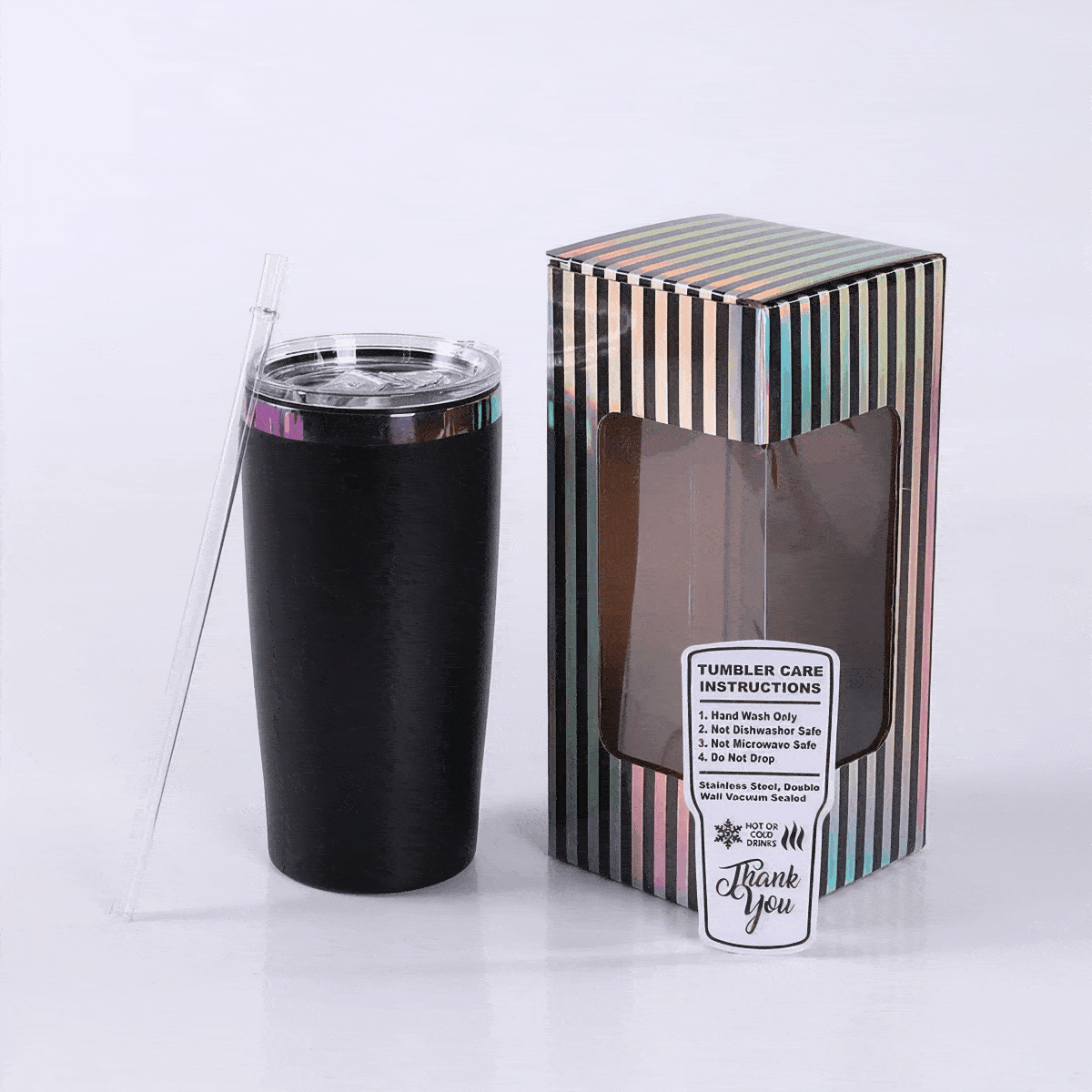 20oz Classic Rainbow Tumbler