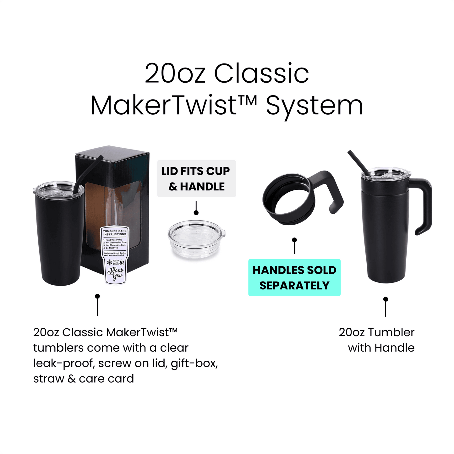20oz Classic MakerTwist Tumbler