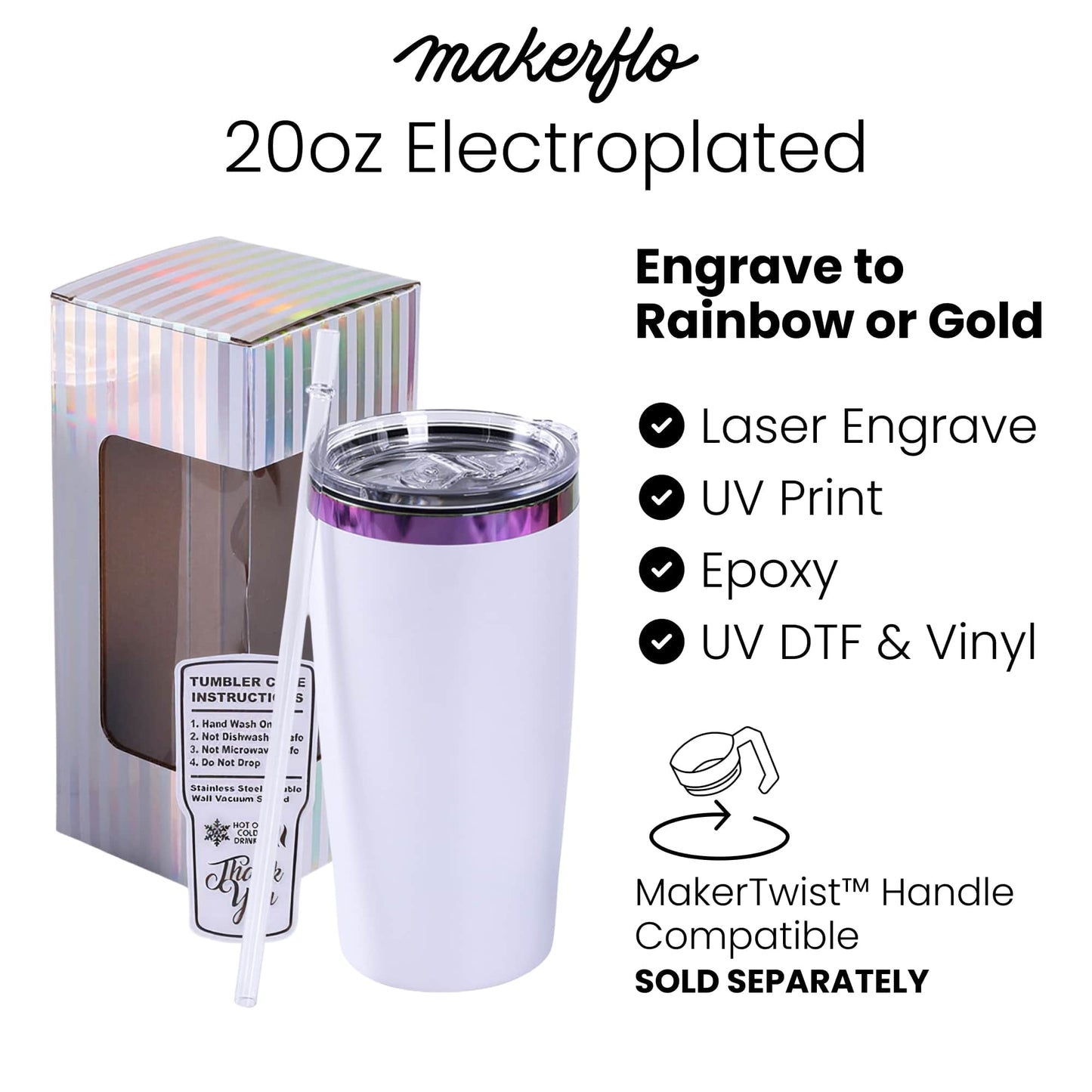 20oz Classic Electroplated Tumbler
