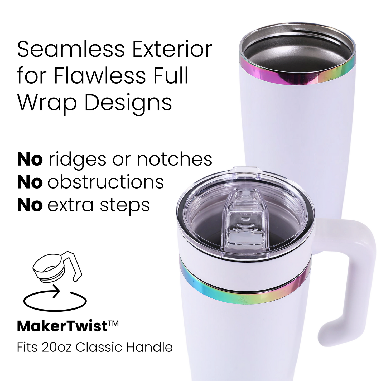 20oz Classic Rainbow Tumbler