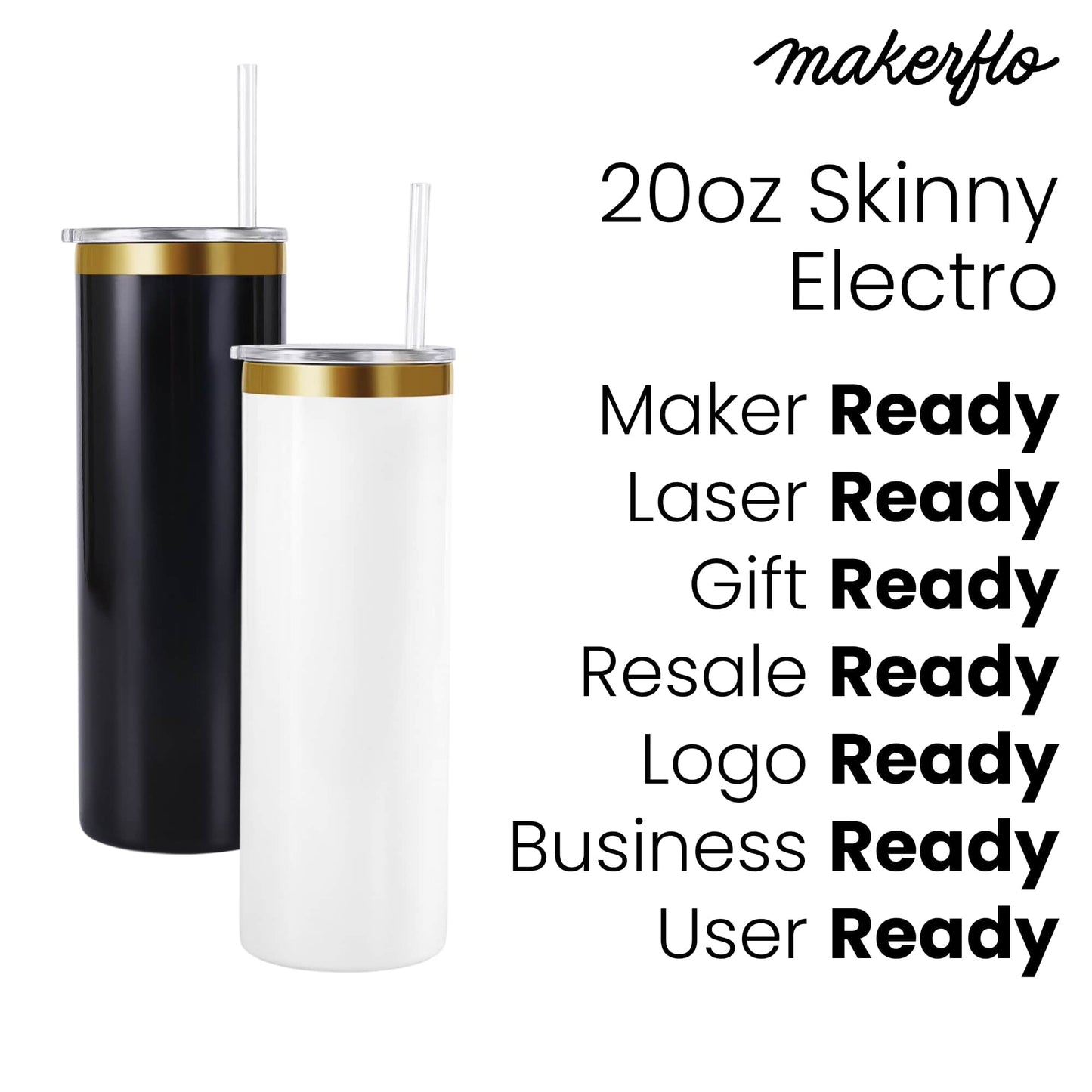 20oz Skinny Electroplated Tumbler