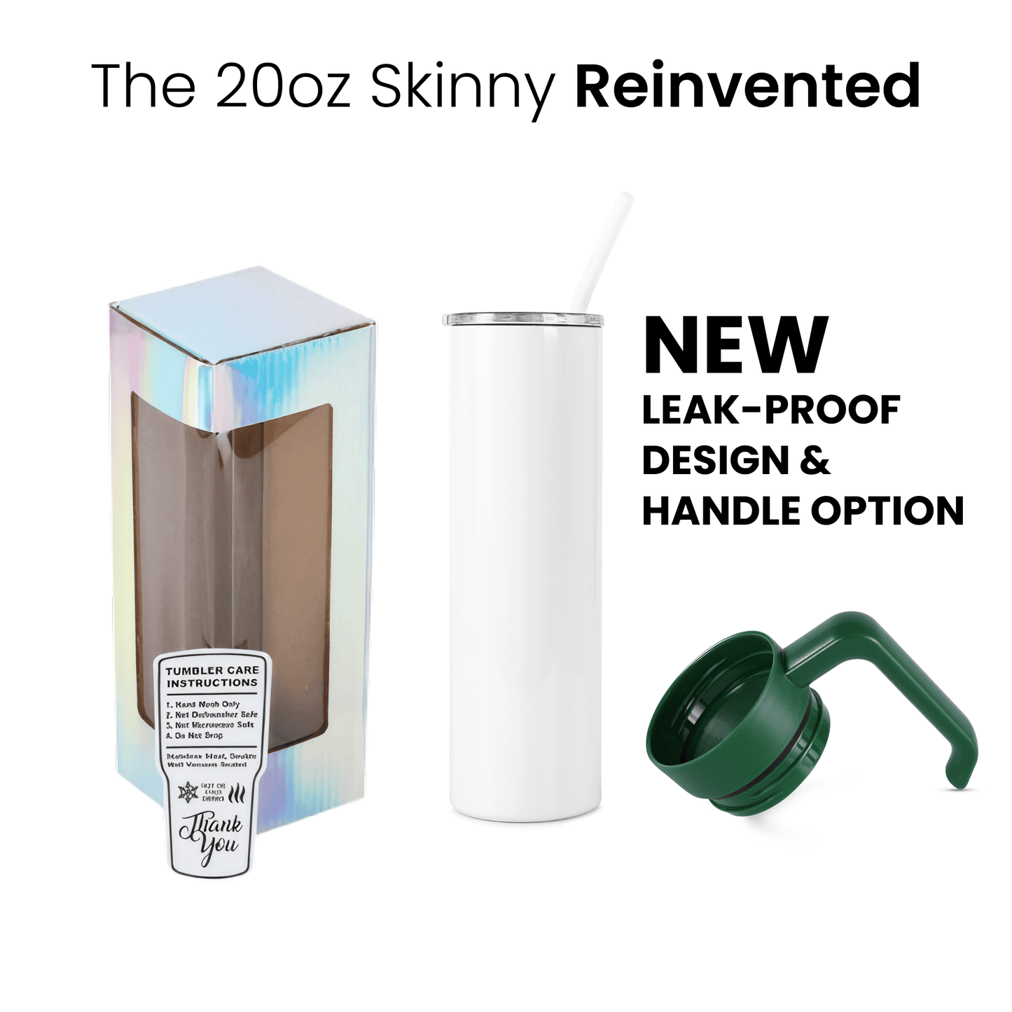 20oz Skinny Sublimation Tumbler