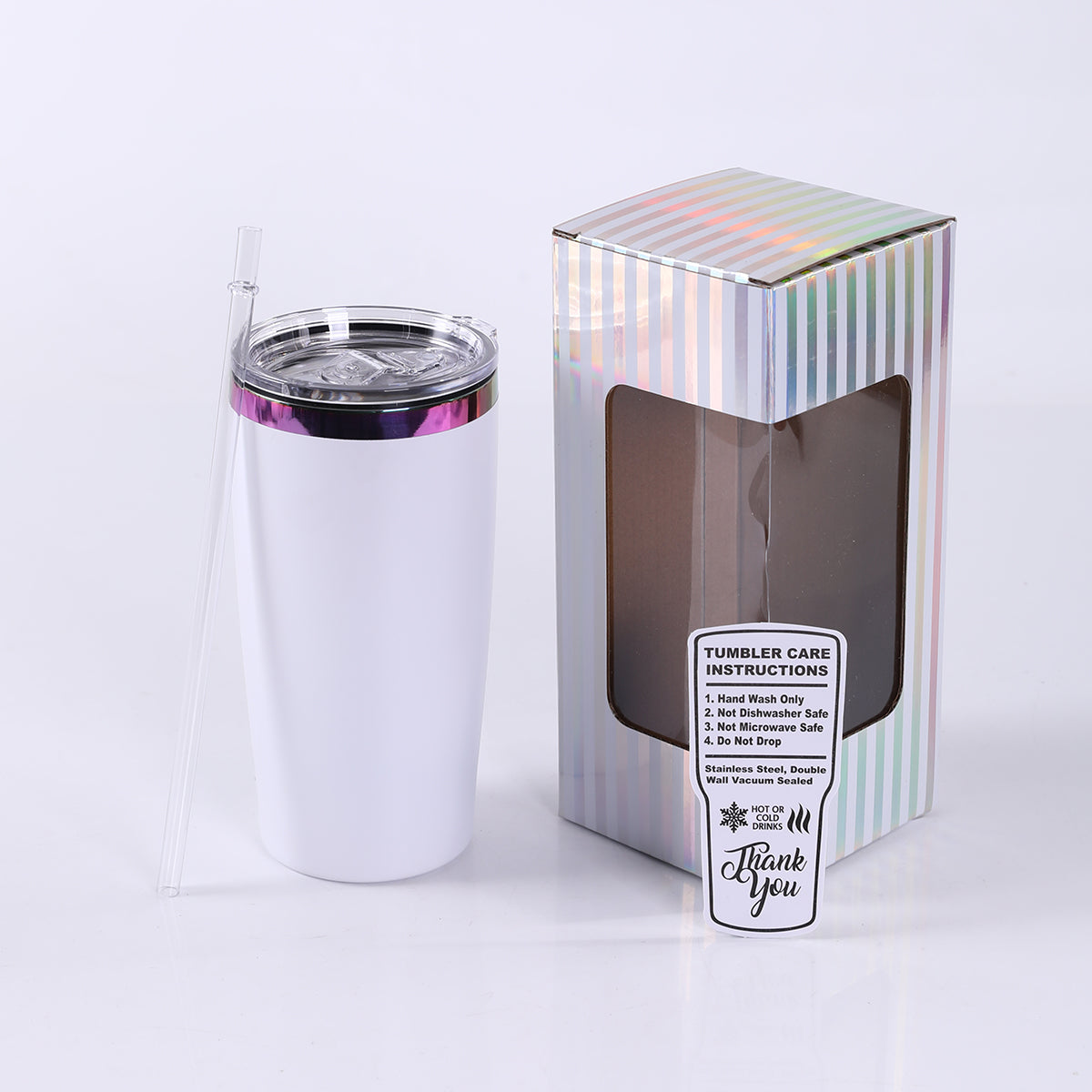 20oz Classic Rainbow Tumbler