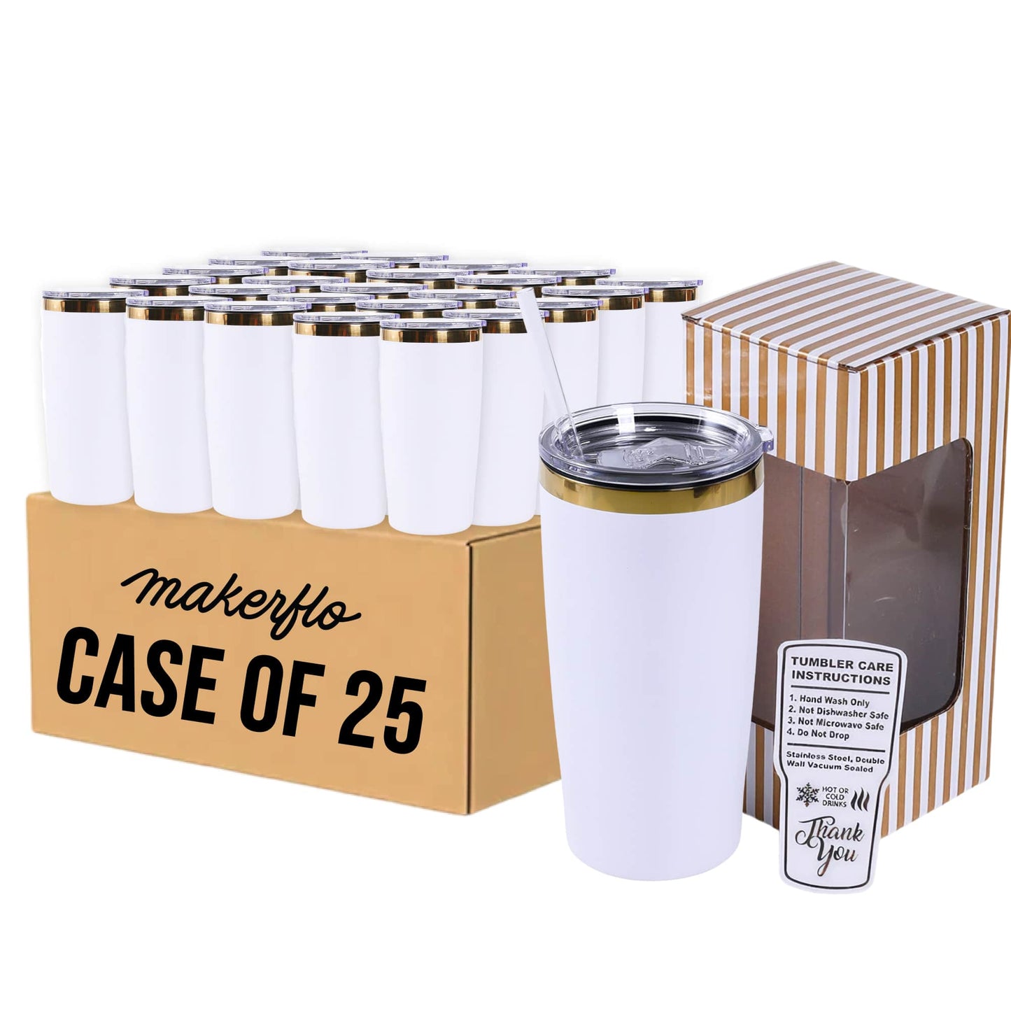 20oz Classic Gold Tumbler