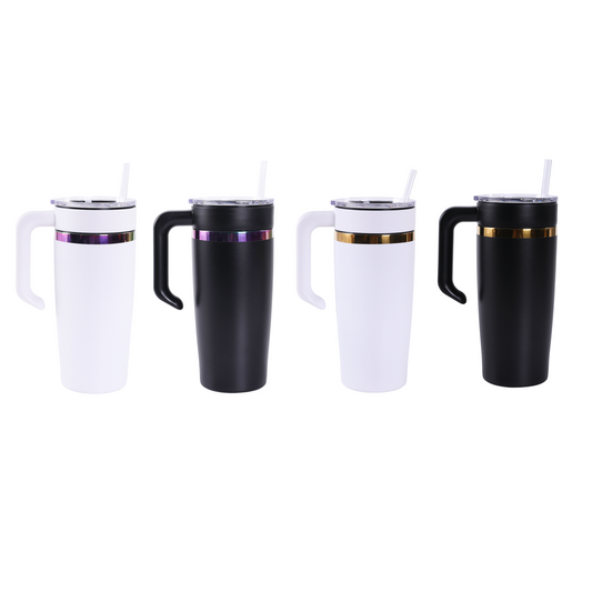 20oz Electroplated Tumbler with Handle