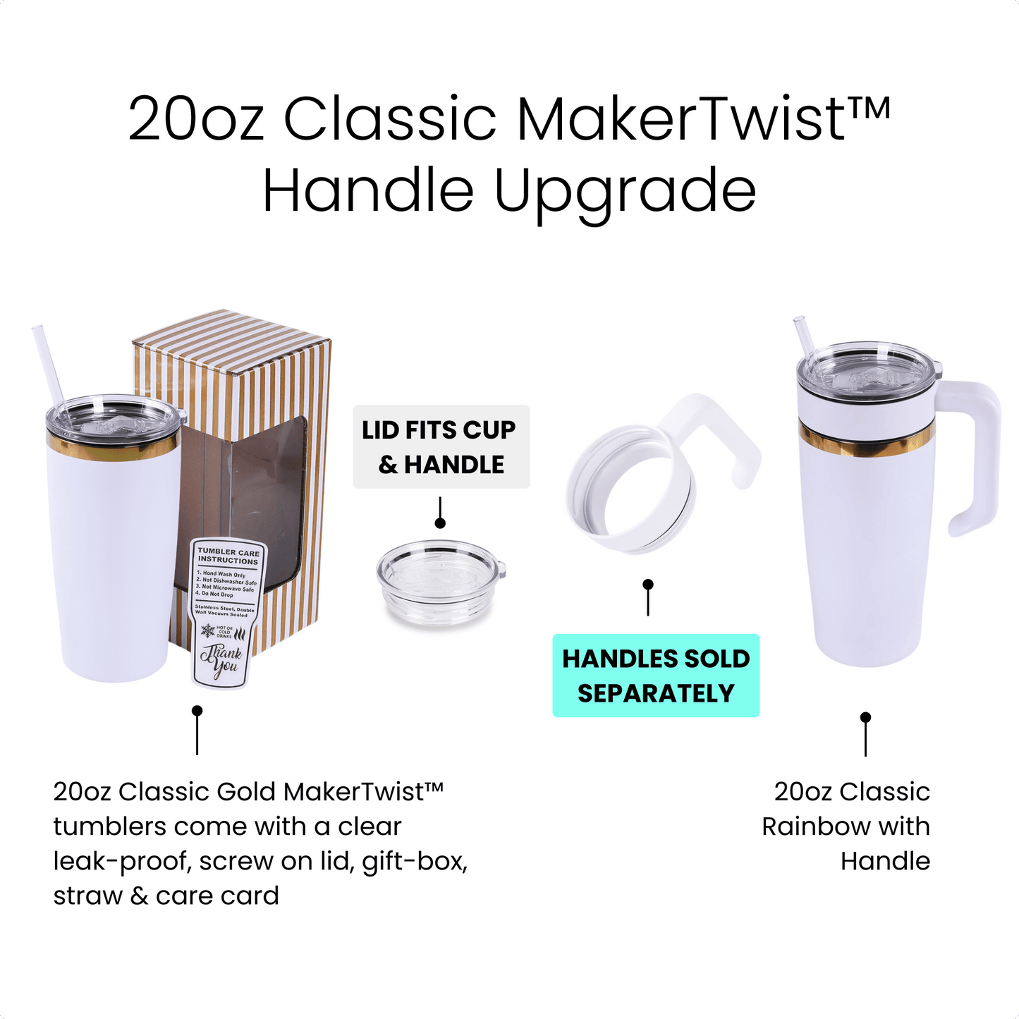 20oz Classic Gold Tumbler