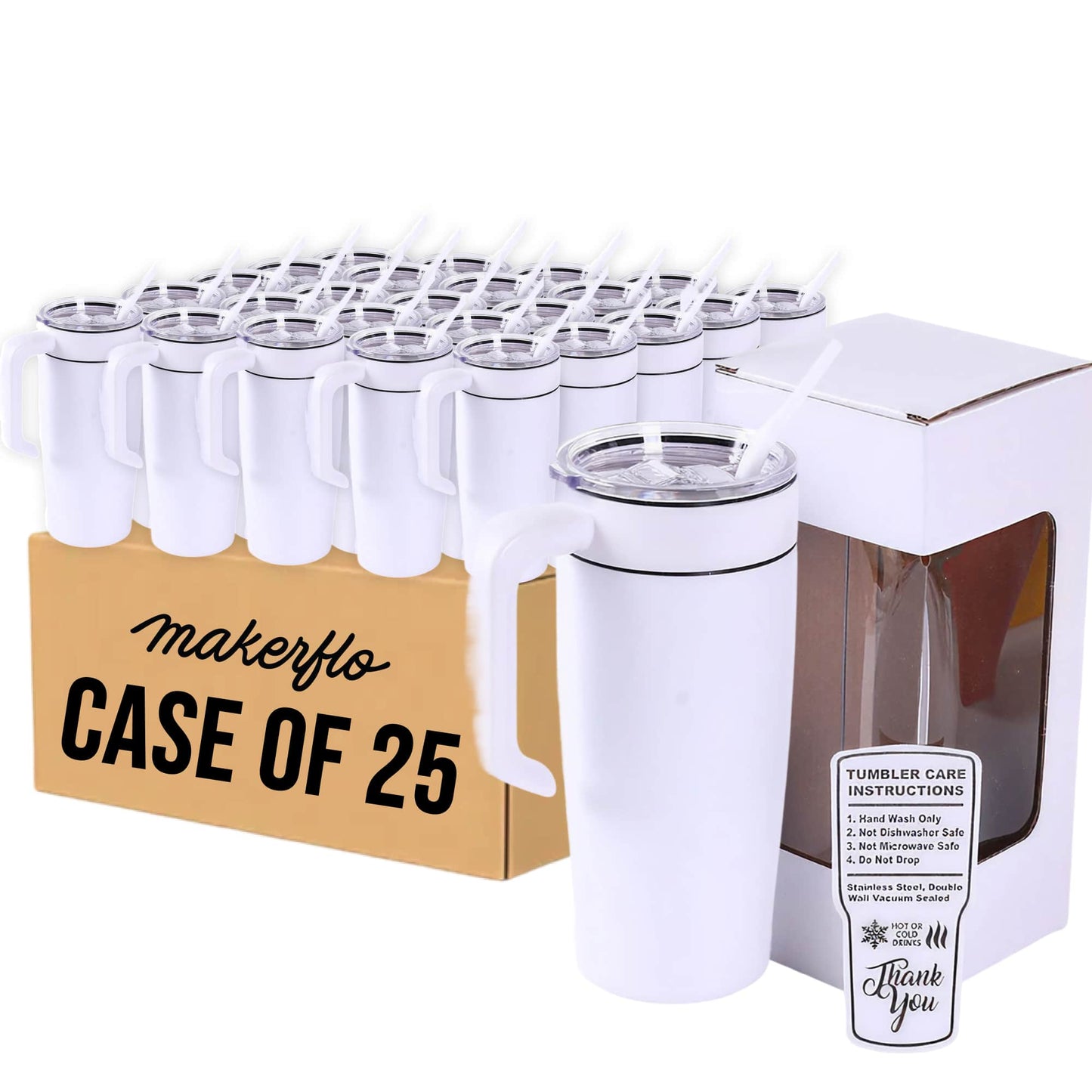 20oz Classic Tumbler with Handle