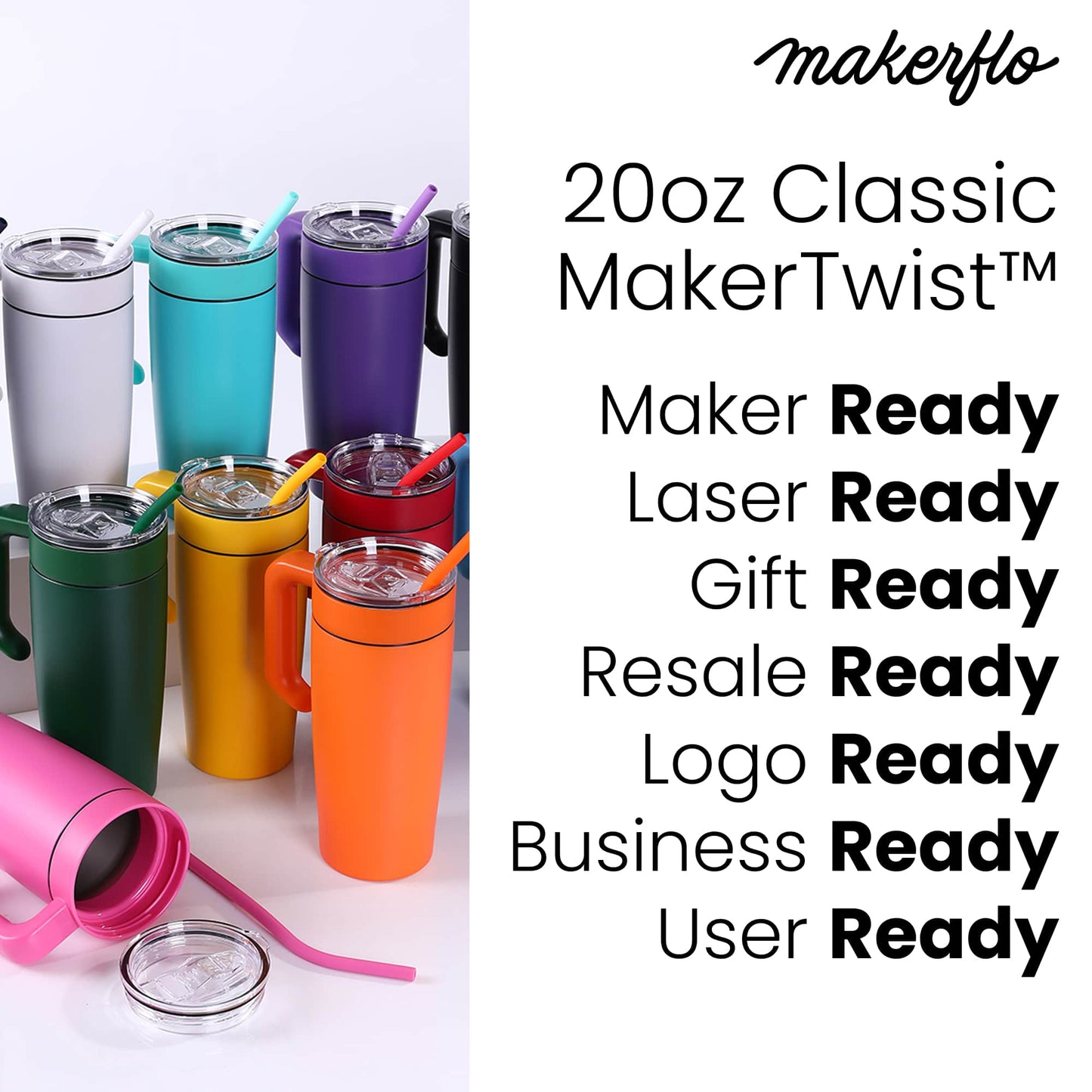 20oz Classic Tumbler with Handle