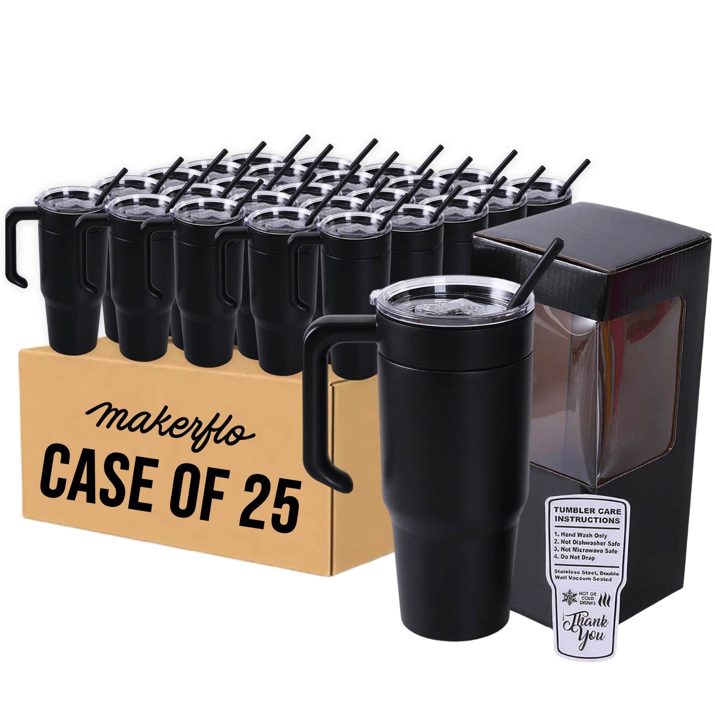 30oz Tumbler with Handle