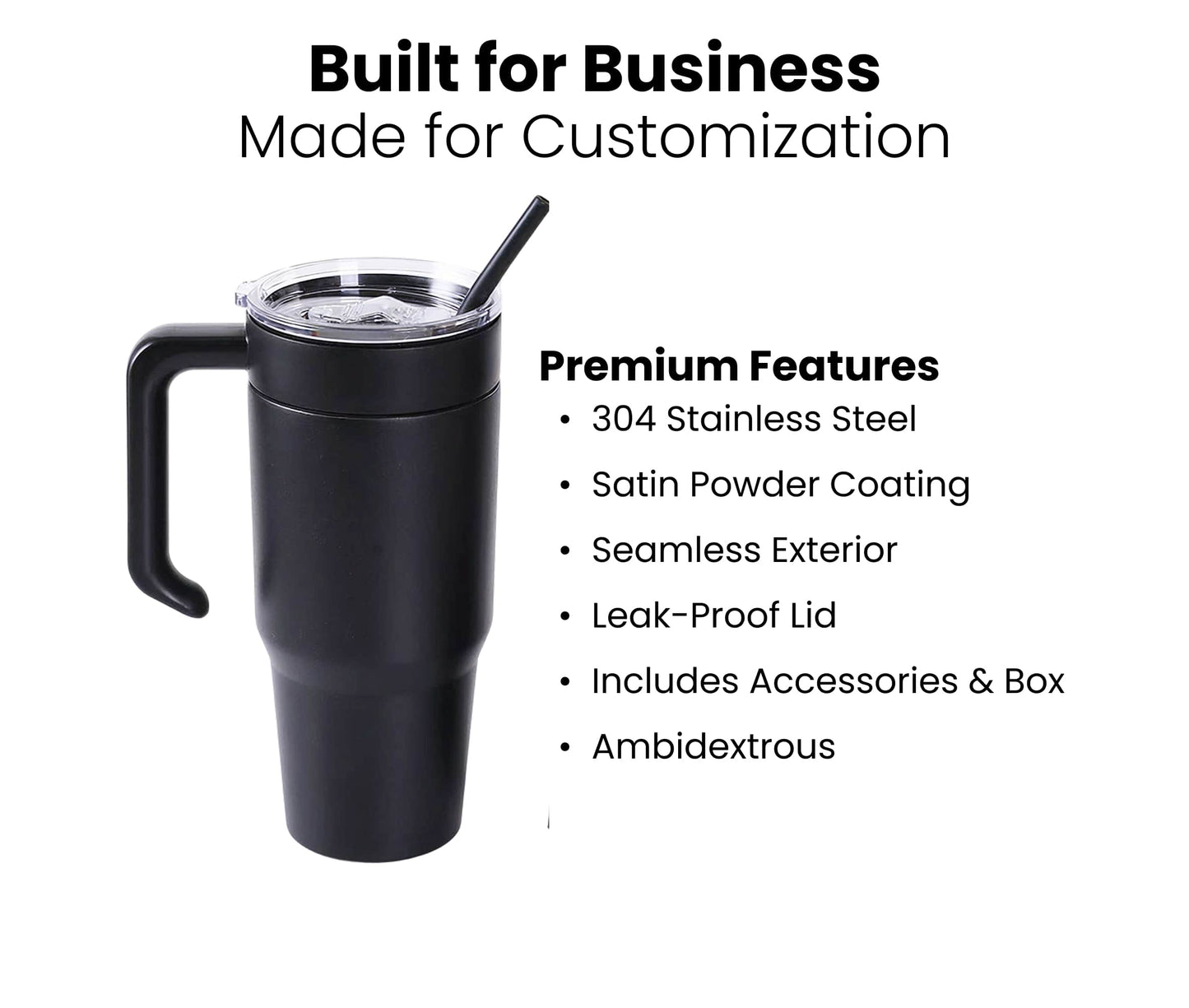 30oz Tumbler with Handle
