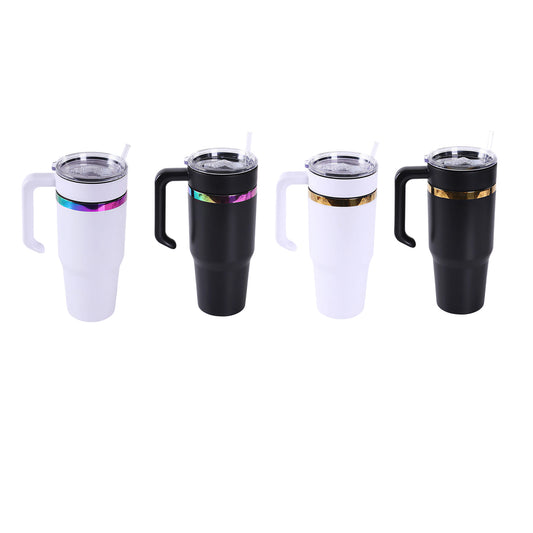 30oz Electroplated Tumbler with Handle