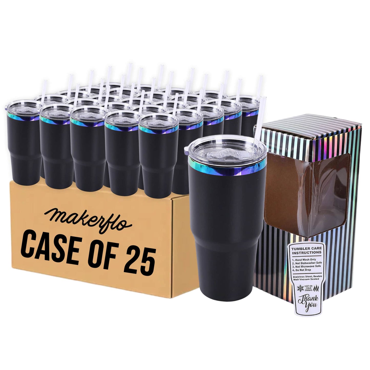 30oz Rainbow Tumbler