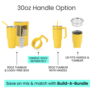 30oz tumbler, yellow, accessories