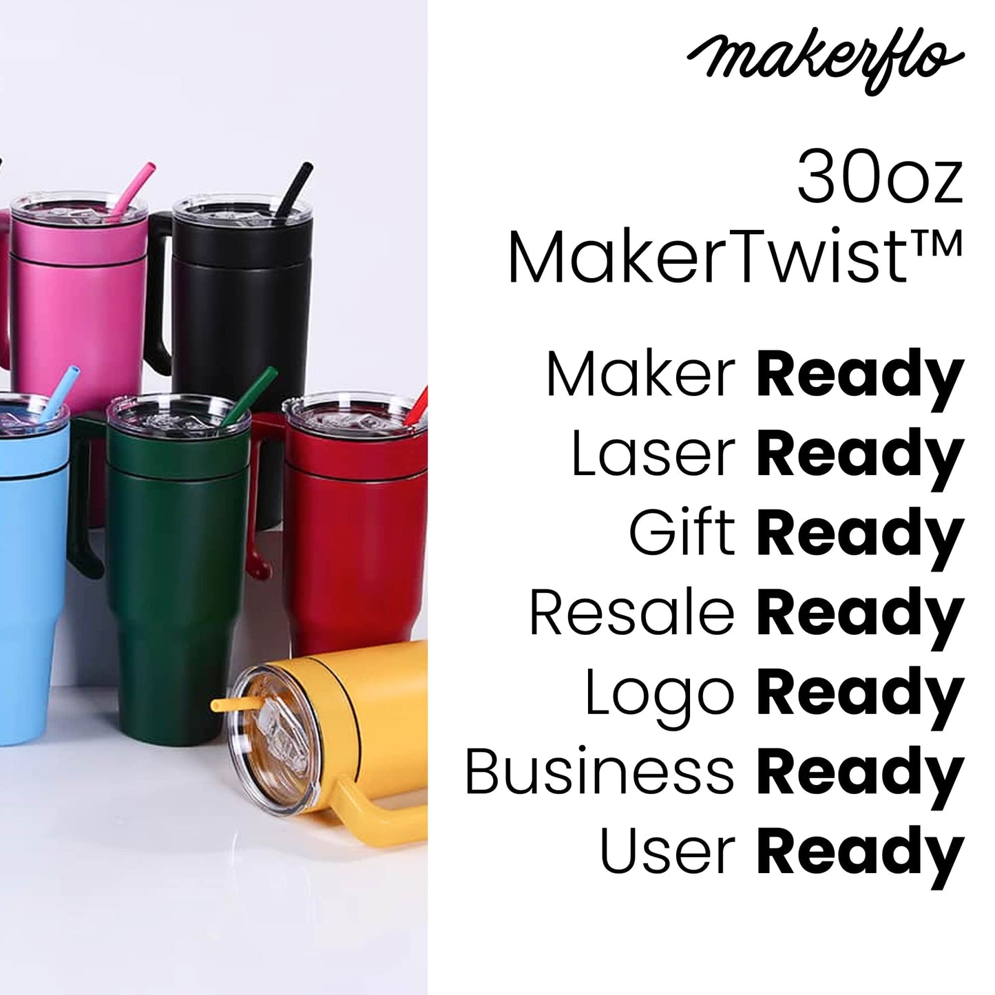 30oz Tumbler with Handle
