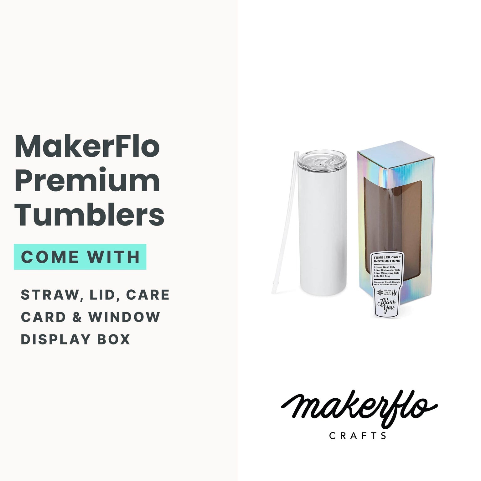 MakerFlo Sublimation Tumblers