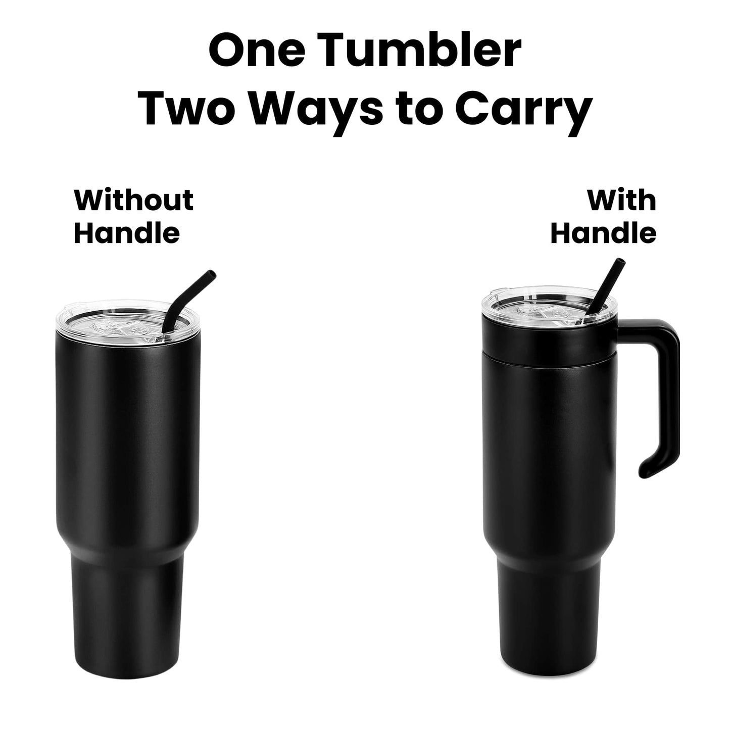 40oz Tumbler with Handle
