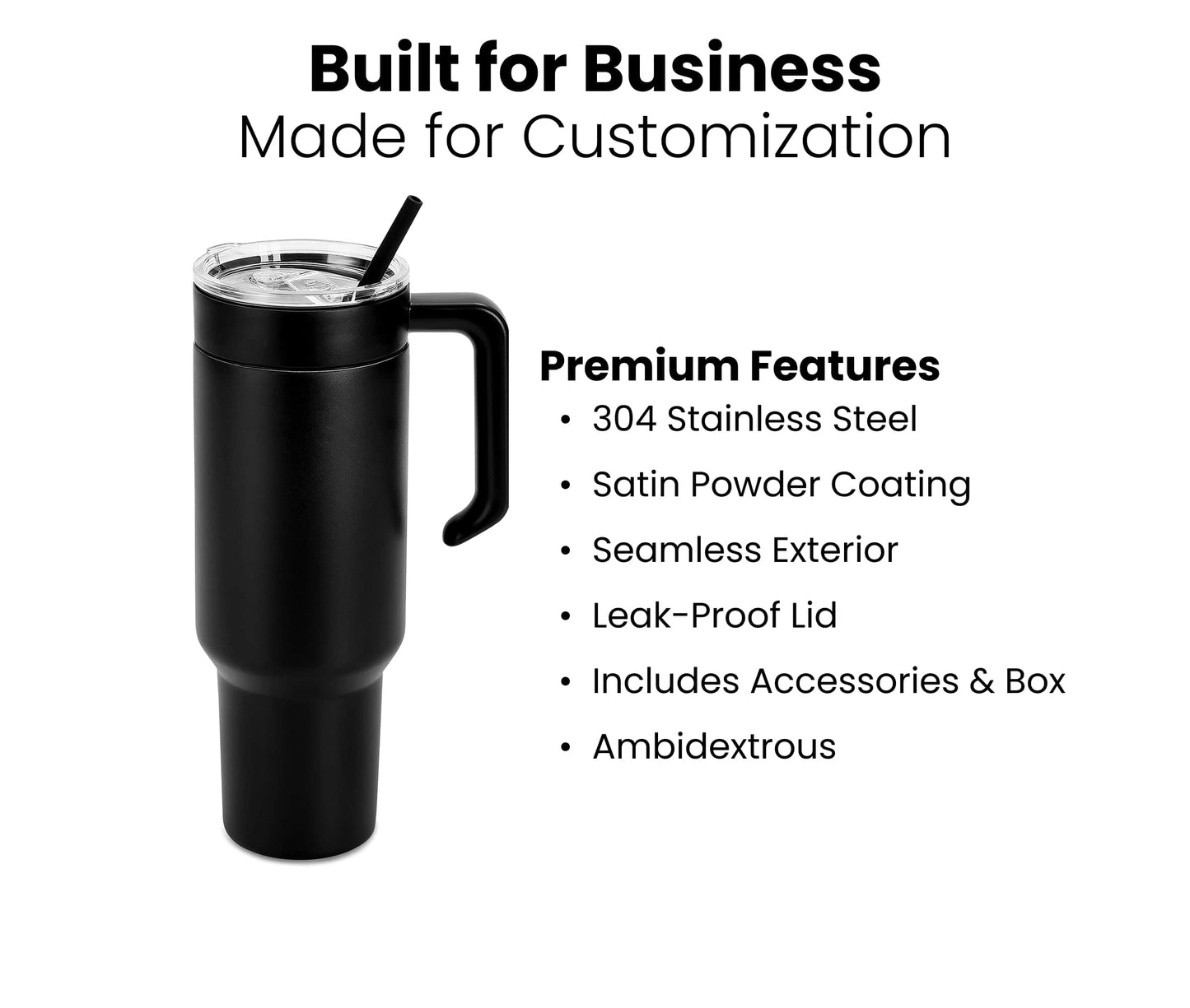40oz Tumbler with Handle