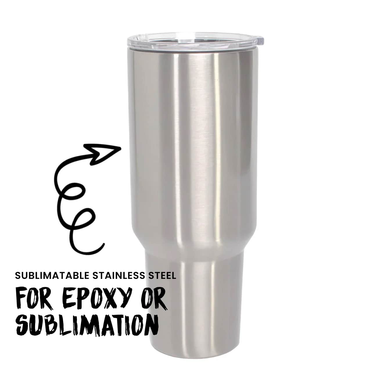 40oz Stainless Steel, coated for sublimation