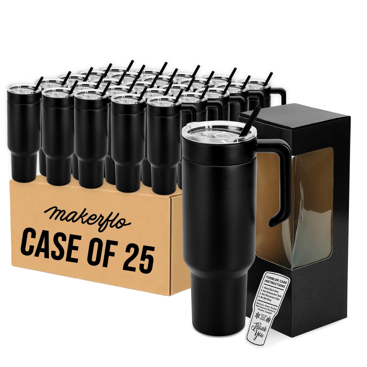 40oz Tumbler with Handle