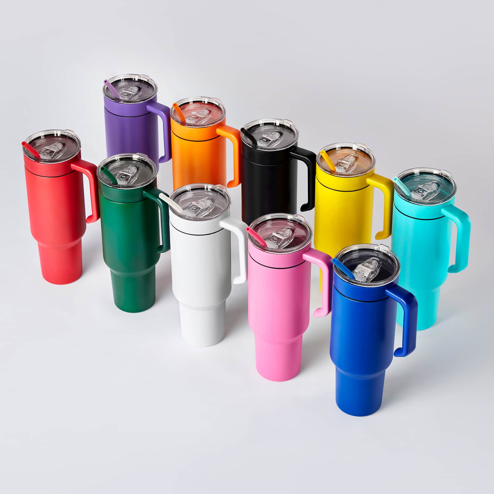 MakerTwist™️ Insulated 40oz Tumbler with Handle | MakerFlo