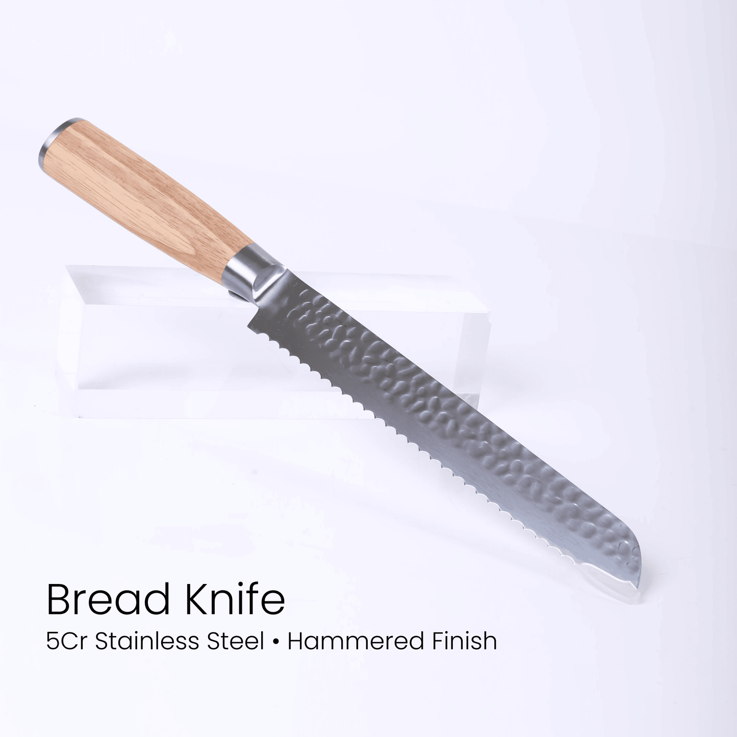 Kitchen Knife Set with Magnetic Block Stand
