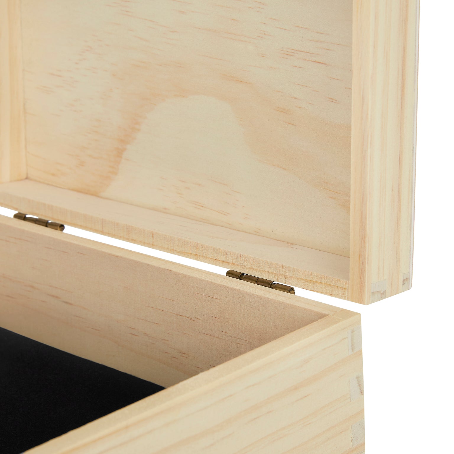 wood memory box construction, pine, unfinished wood