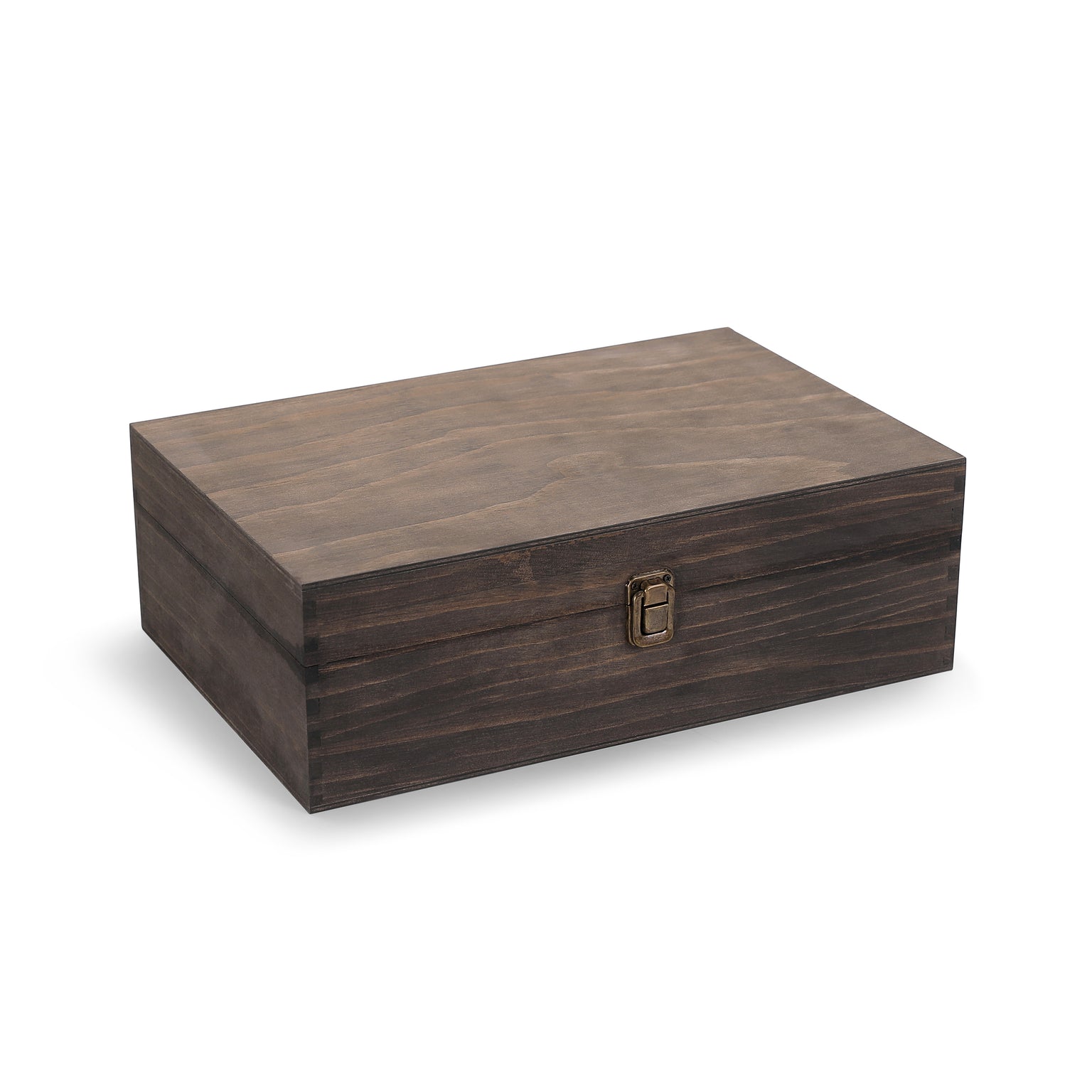 wood keepsake box, walnut 
