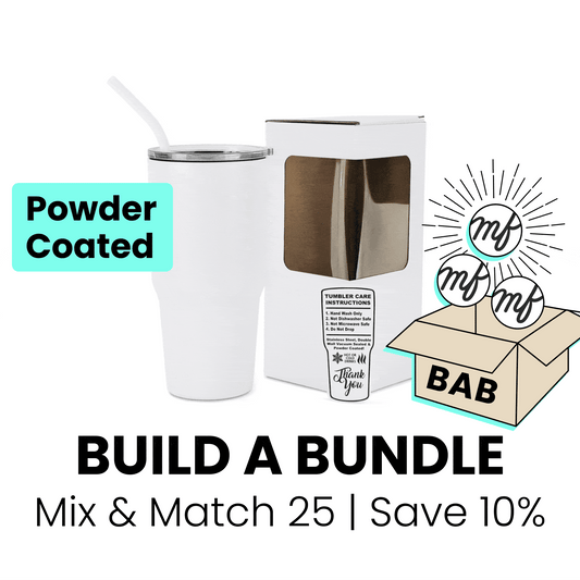 Powder Coated Tumbler Bundle