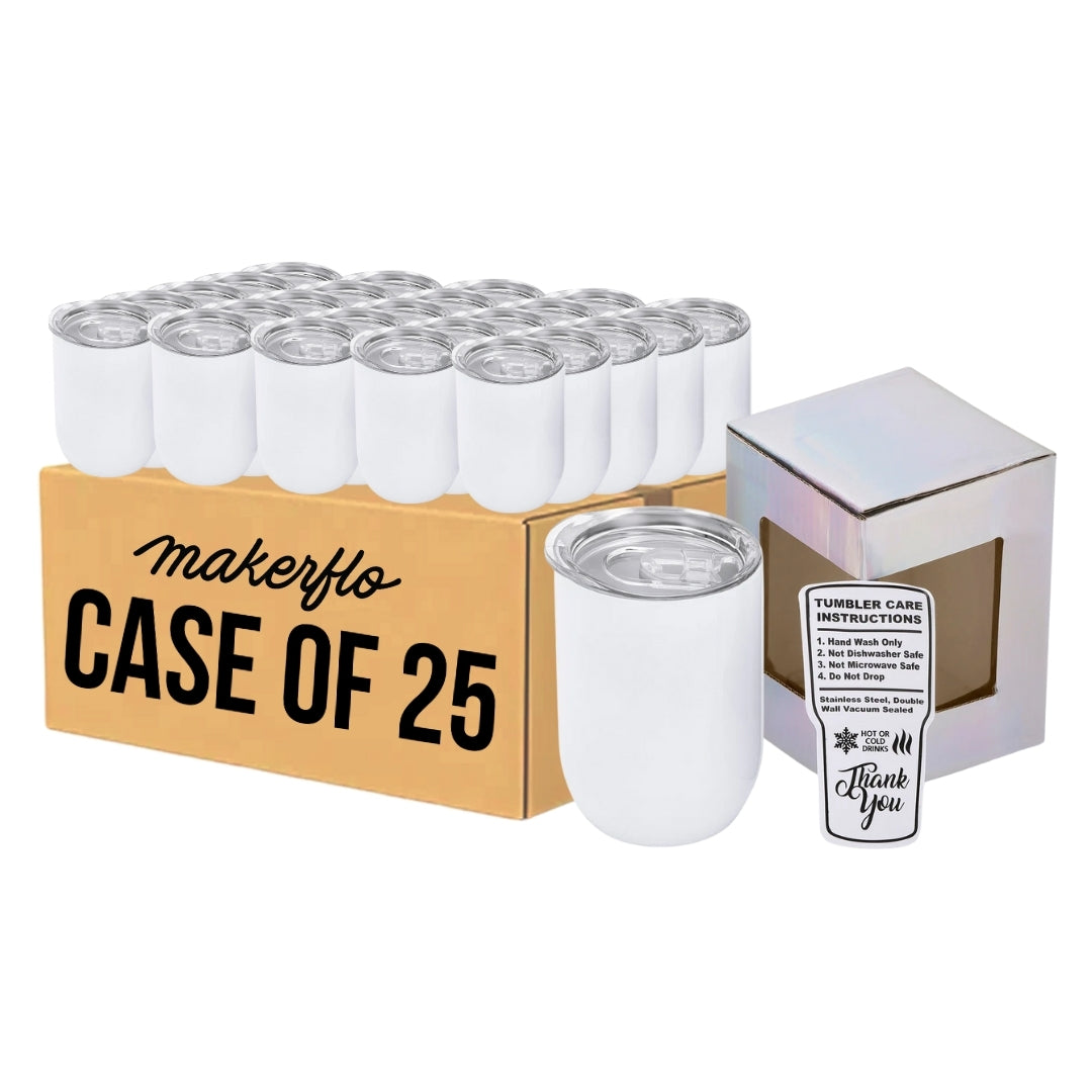 12oz Sublimation Wine Tumbler