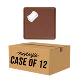 bottle opener coaster, brown engravable Laserette, magnetic, case of 12