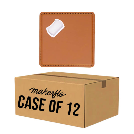 bottle opener coaster, rawhide engravable Laserette, magnetic, case of 12