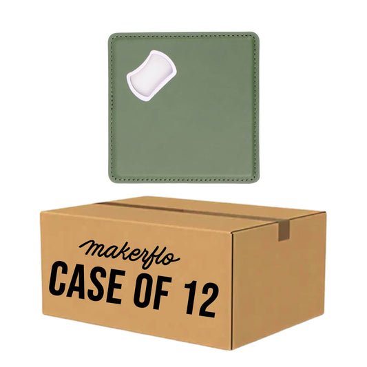 bottle opener coaster, sage engravable Laserette, magnetic, case of 12
