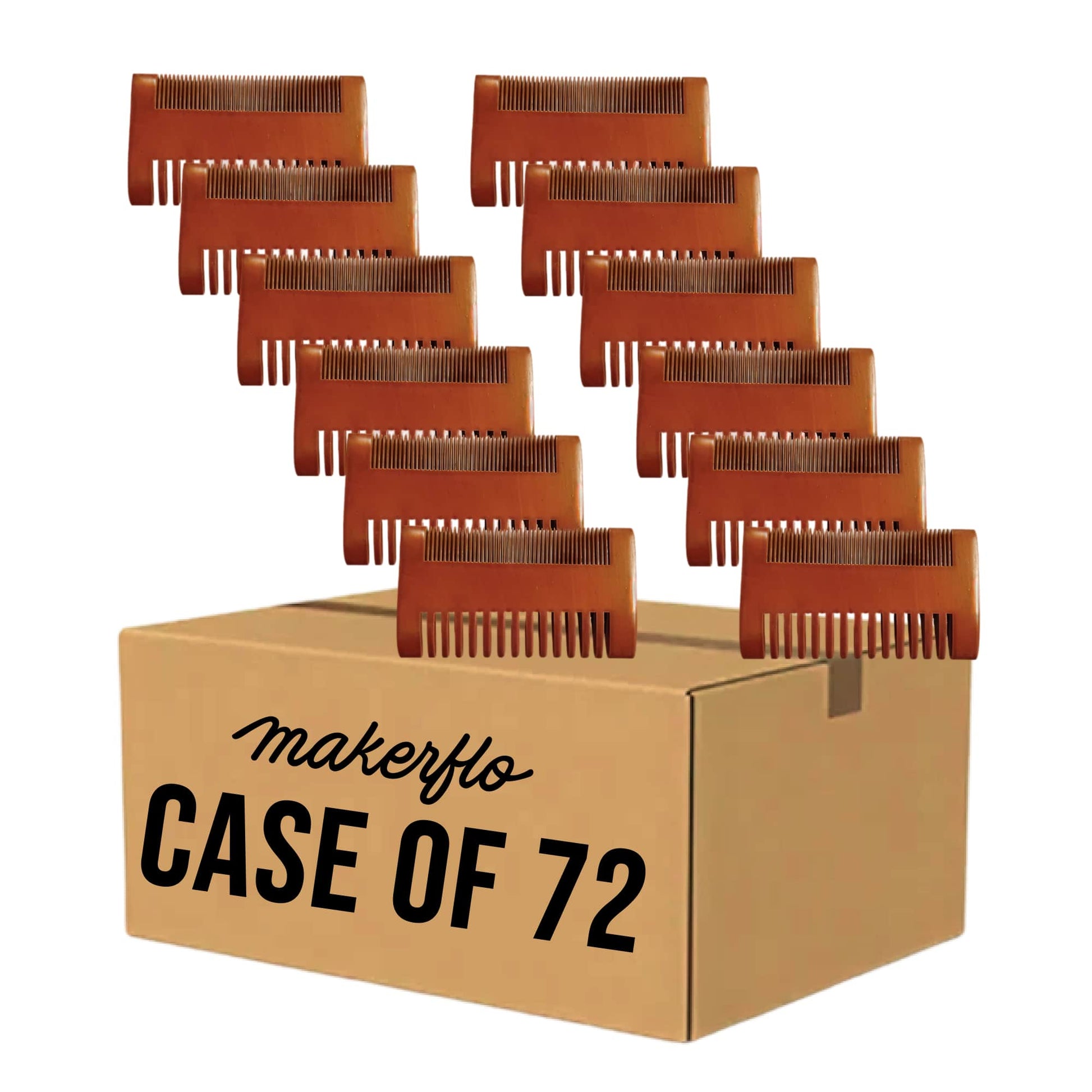 bulk combs, double sided, case of 72