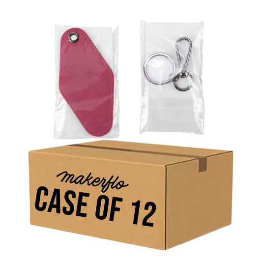 leatherette keychain, wholesale, pink bulk