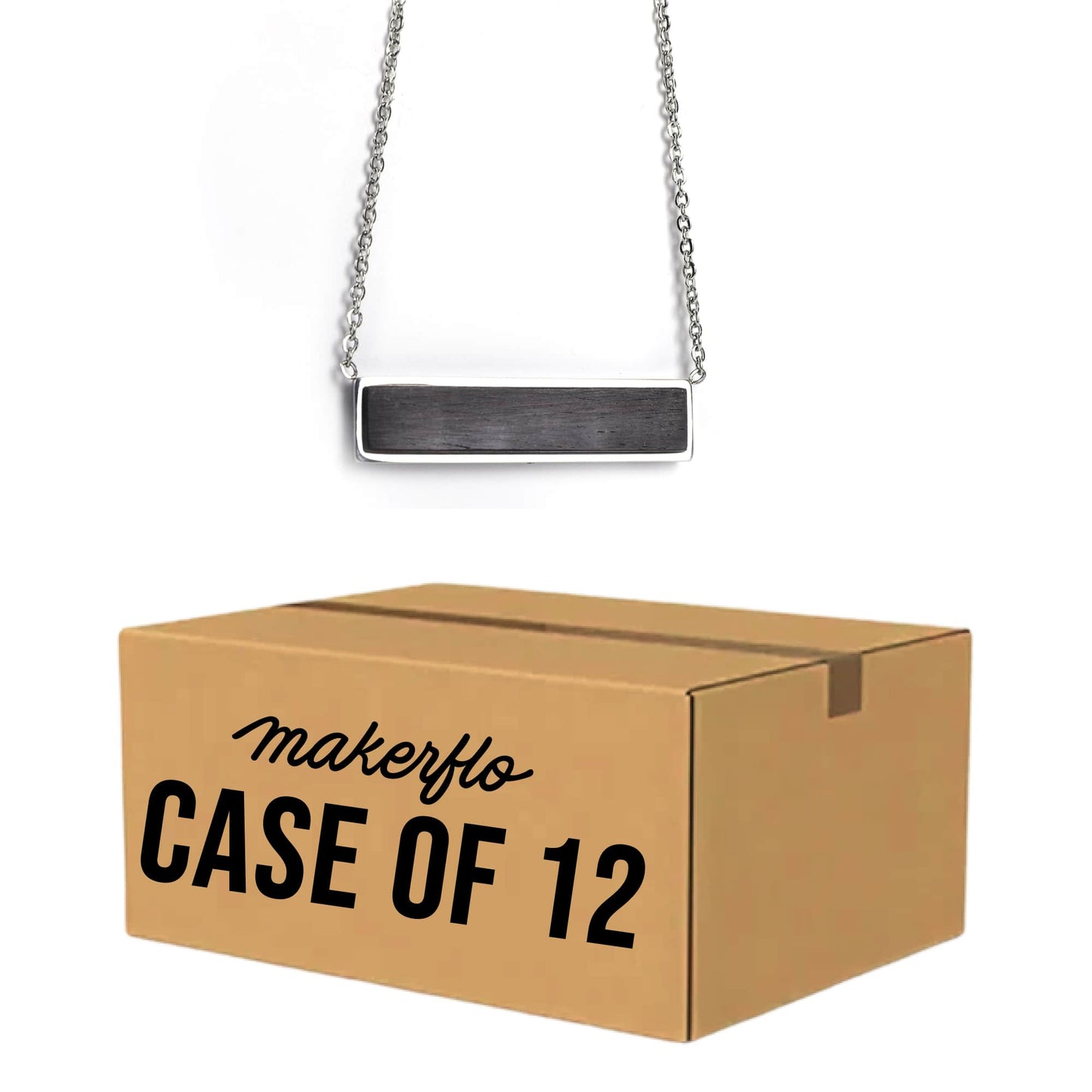 Wood Pendant Necklace