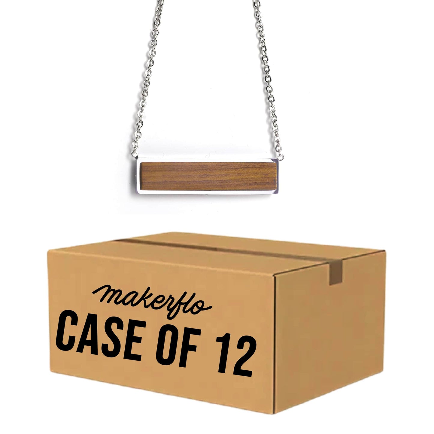 Wood Pendant Necklace