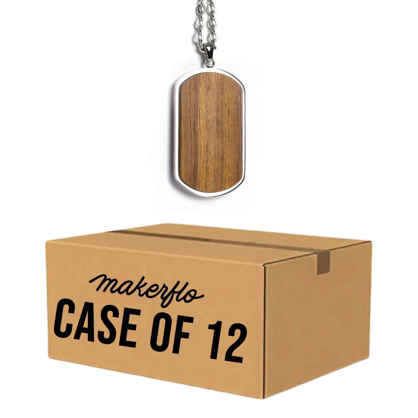 Wood Pendant Necklace