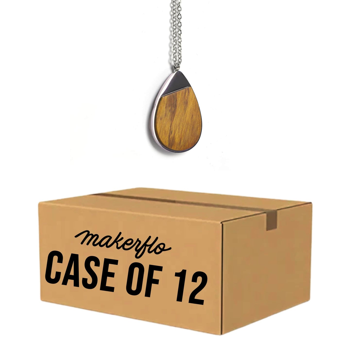 Wood Pendant Necklace