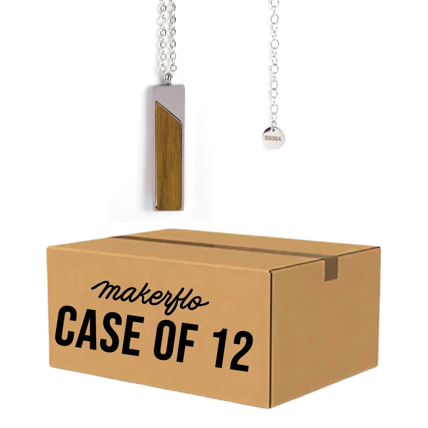 Wood Pendant Necklace