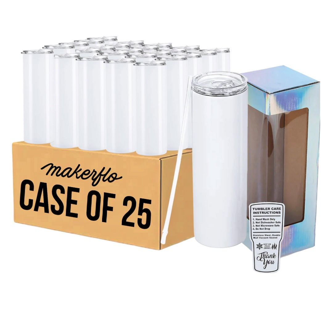 30oz Skinny Sublimation Tumbler