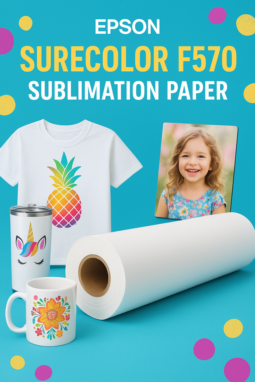 Epson SureColor F570 Sublimation Roll Paper