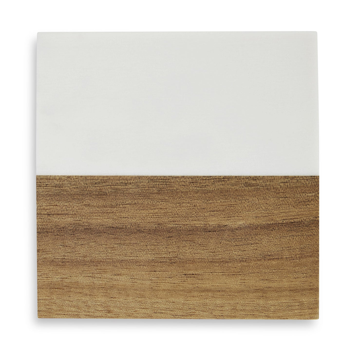 Marble and Wood Coasters