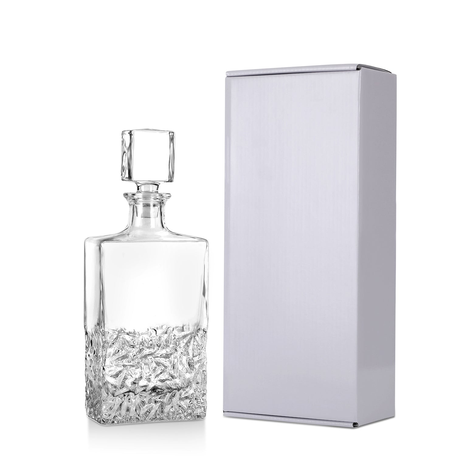 Glass decanter blanks for engraving and decorating